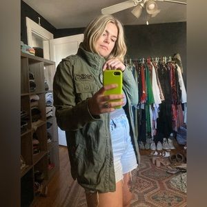H&M Olive Military Style Jacket